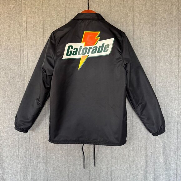 Jordan Like Mike Coach Gatorade Black Wind Breaker Sporty Jacket Size Small - Picture 7 of 15